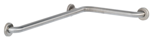 Bobrick B-6861.99 1-1/2" Diameter Two-Wall Shower Grab Bar, Peened