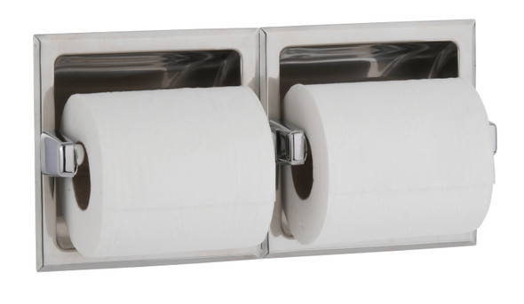 Bobrick B-6977 Recessed Toilet Tissue Dispenser