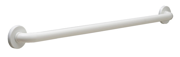 Bobrick B-580616 x 42 1 1/4" (32mm) Diameter Vinyl-Coated Grab Bar with Snap Flange