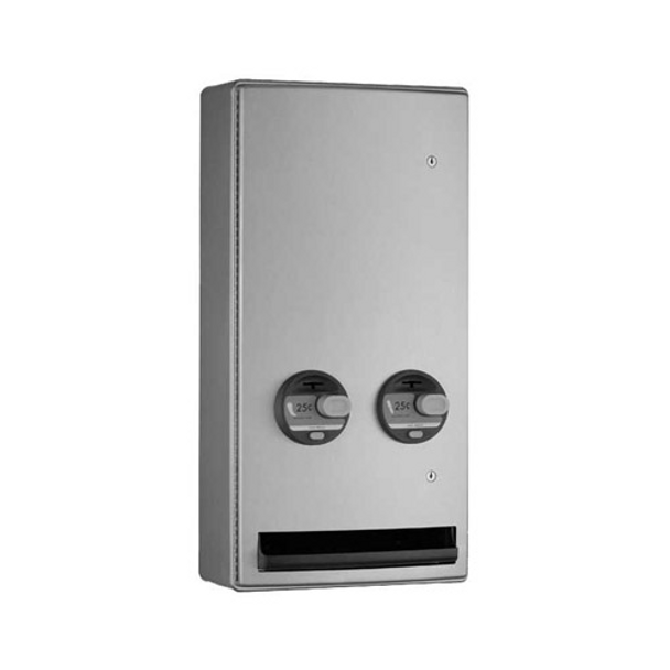 Bobrick B-47069 25 ConturaSeries® Surface-Mounted Napkin/Tampon Vendor