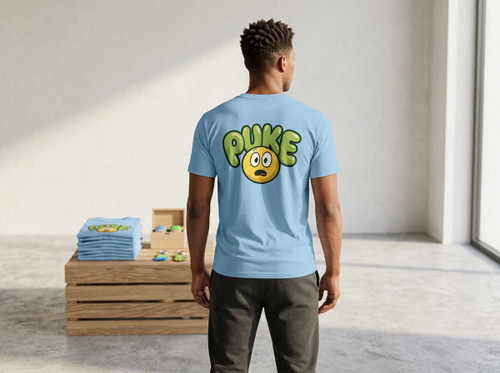 Surprised PUKE Signature T-Shirt PUKE Apparel graphic apparel
