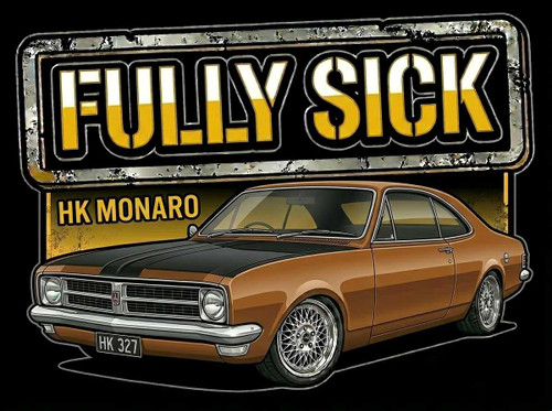 Fully Sick Holden Monaro Hoodie Shop PUKE Apparel Ranges