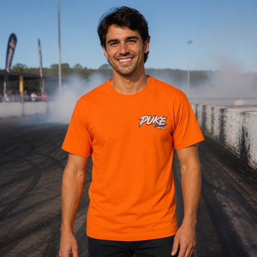 Orange LIMTED Edition PUKE RTV  T Shirt