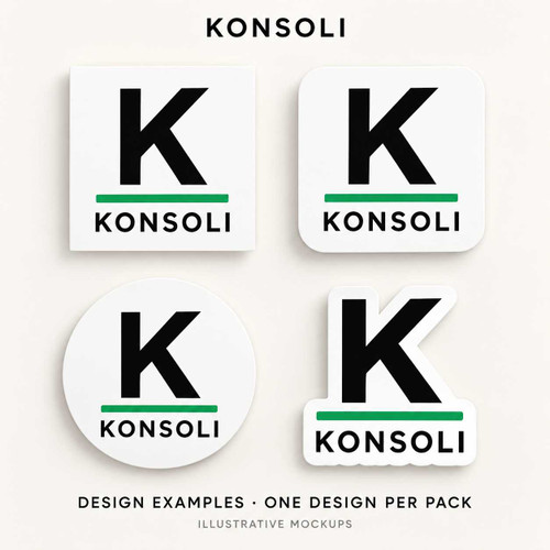 Custom Vinyl Stickers 100 × 100 mm — First 1m Half Price (Min 36) M1NTVS
