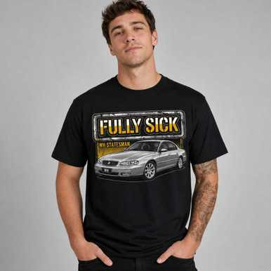 Fully Sick Holden Statesman Caprice T-Shirt - New Age FULLY SICK HOLDEN