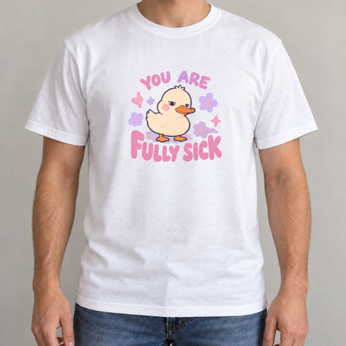 Fully Sick - Cute Duck Soft Pastel T-Shirt Chaos You Can Wear