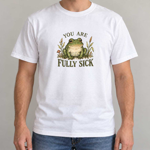 Fully Sick - Cute Frog Vintage T-Shirt Chaos You Can Wear