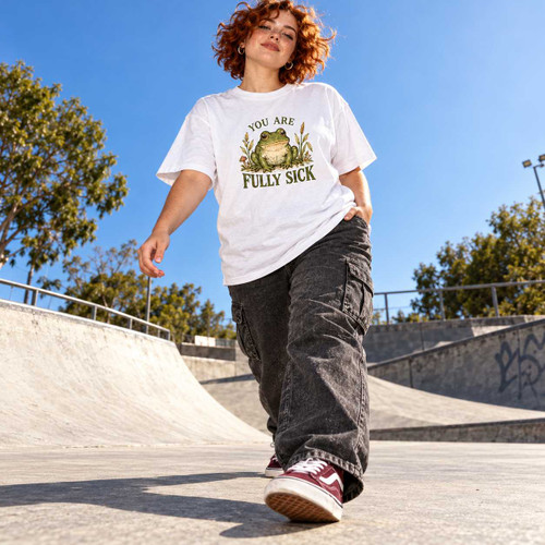Fully Sick - Cute Frog Vintage T-Shirt Chaos You Can Wear