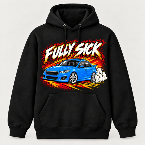Fully Sick Ford Falcon Hoodie - Full Noise