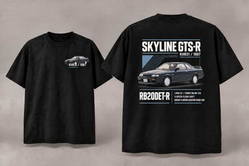 1987 Nissan Skyline 2000GTS-R KHR31 - JDM T-Shirt JDM