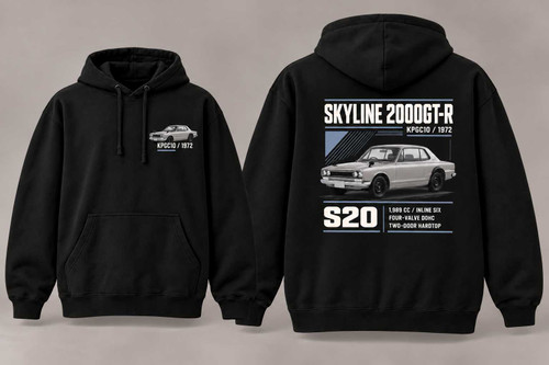 1972 Nissan Skyline Hardtop 2000GT-R KPGC10 - JDM Hoodie JDM