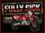 Fully Sick Dirt Bike Kids T-Shirt by PUKE Apparel with motocross-inspired bike artwork