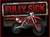Fully Sick Dirt Bike Kids T-Shirt by PUKE Apparel with motocross-inspired bike artwork