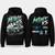 M1NT VS Burnout Ute Hoodie front and back graphic hoodie mockup by PUKE Apparel