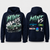 M1NT VS Burnout Ute Hoodie front and back graphic hoodie mockup by PUKE Apparel