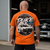 Orange Limited Edition PUKE Burnout RTV T Shirt