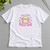 Fully Sick Cute Puppy Soft Pastel T-Shirt lifestyle photo in a pastel laundromat