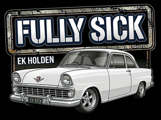 Fully Sick Holden T-Shirt by PUKE Apparel