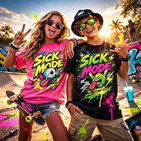 Sick Mode PUKE Apparel range