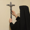 Turin Crucifix hanging on a wall. Turin Crucifix hanging on a wall.
