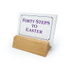 40 Steps to Easter - with Wood Base