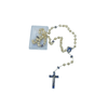 Ivory Rosary (Blue Accent)