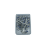 Blue and White Ceramic Bead Rosary