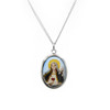 Sterling Silver Immaculate Heart Pendant