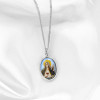 Sterling Silver Immaculate Heart Pendant