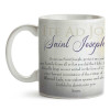 Saint Joseph Protect Me Mug back