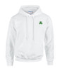 Lorica – Embroidered White Hoodie front