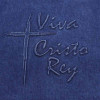 Viva Cristo Rey - Embossed Denim Tote Bag detail