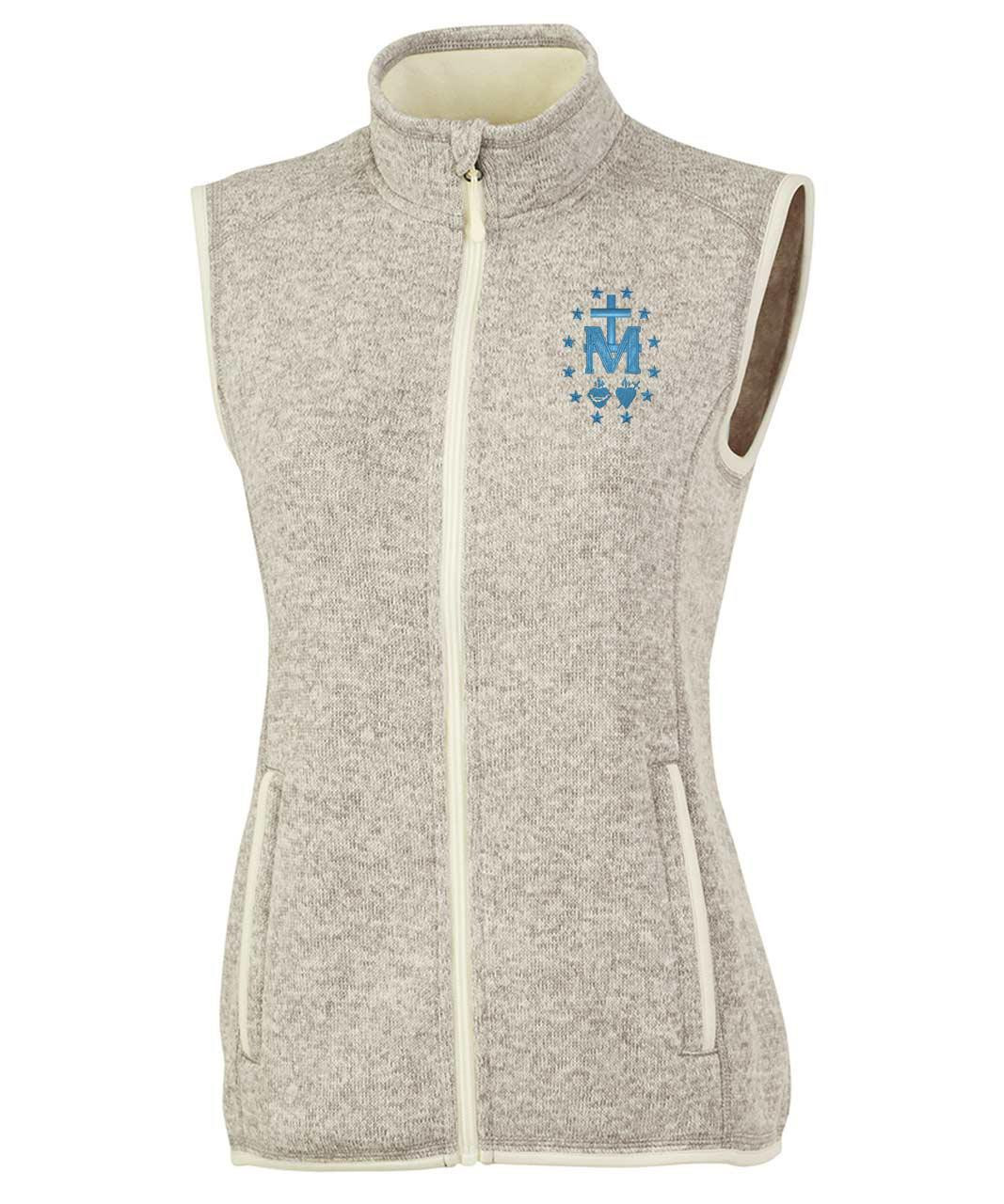 Miraculous Medal - Women's Embroidered Vest - True Devotionals