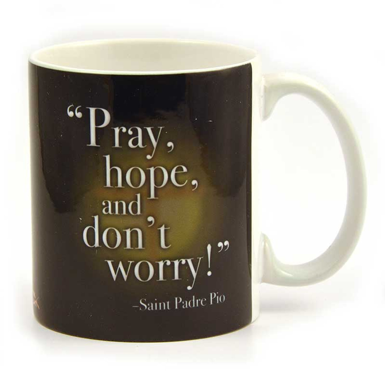 Padre Pio Espresso Roast Coffee, Tumbler, & Mug Gift Set