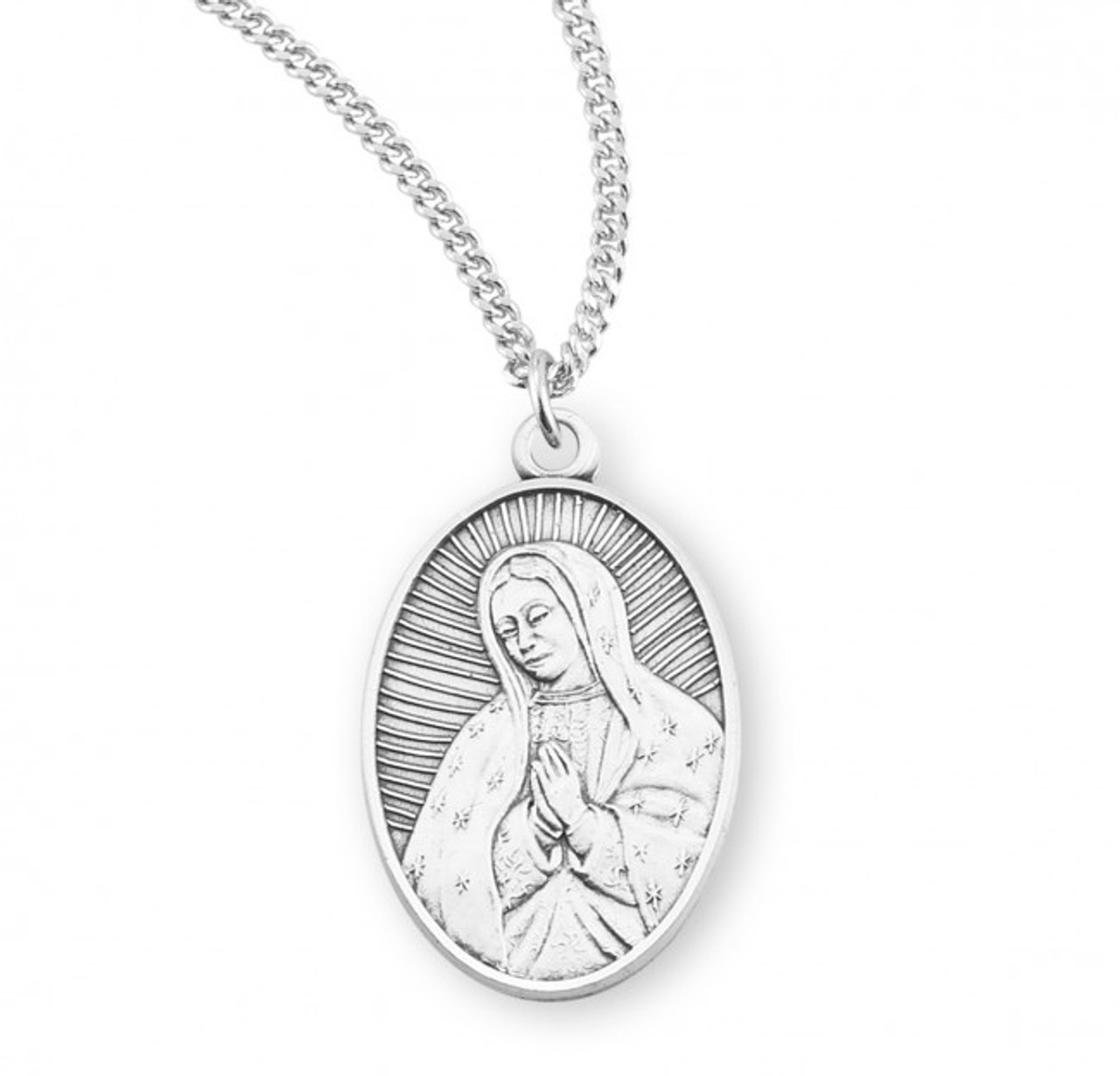 XIXLES Virgin Mary Necklace Sterling Silver Virgin Mary Pendant Necklaces  Virgen De Guadalupe Necklace Mother Saint Mary Necklaces Protection Jewelry  Gifts for Women Girls | Amazon.com
