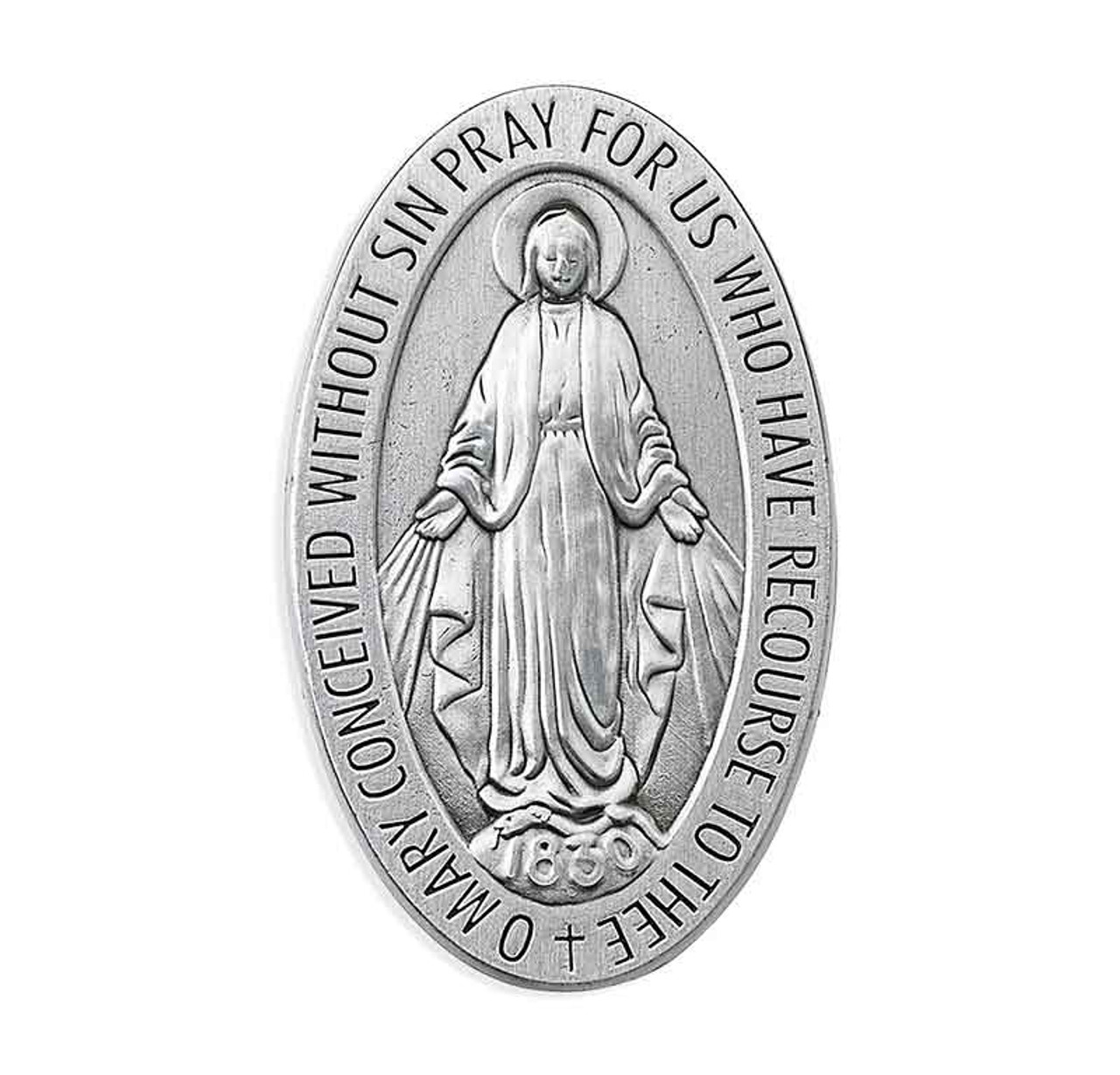 Miraculous Medal Visor Clip