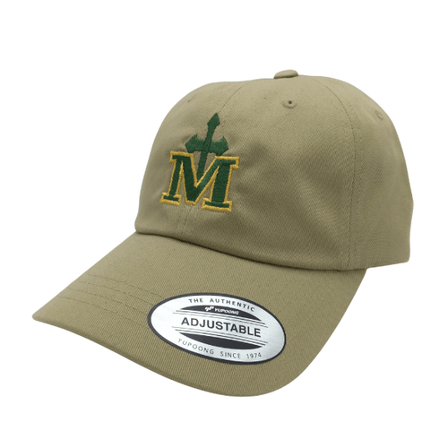 Montfort Catholic Cap - Khaki (Adjustable) (front)