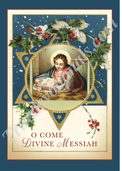 Come Divine Messiah Christmas Card