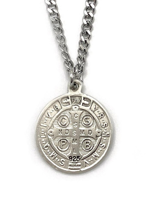 Sterling Saint Benedict Medal