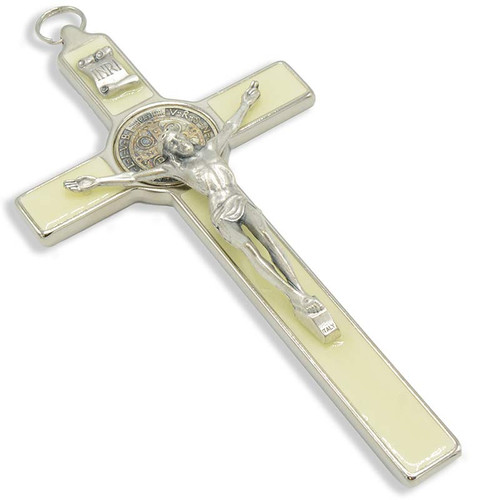 Luminous St. Benedict Crucifix - front