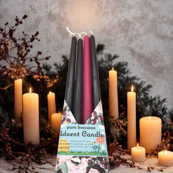 Beeswax Advent Candles