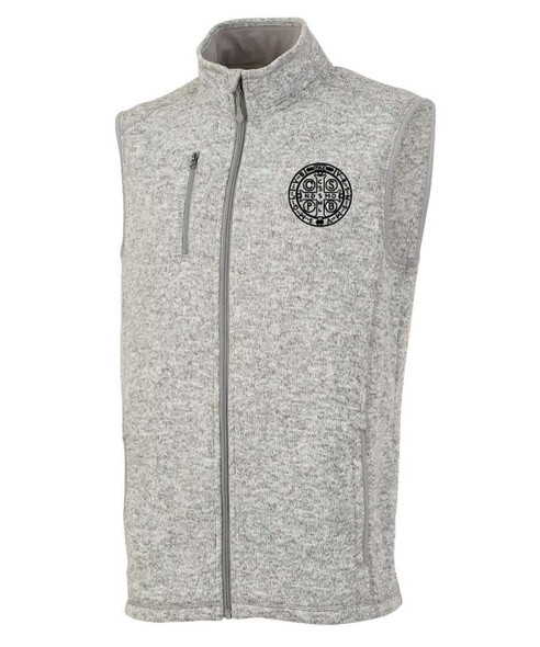 Saint Benedict Medal - Men's Embroidered Vest