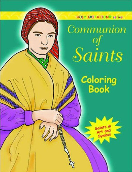 Communion of Saints Coloring Book. Saints in art and symbol.