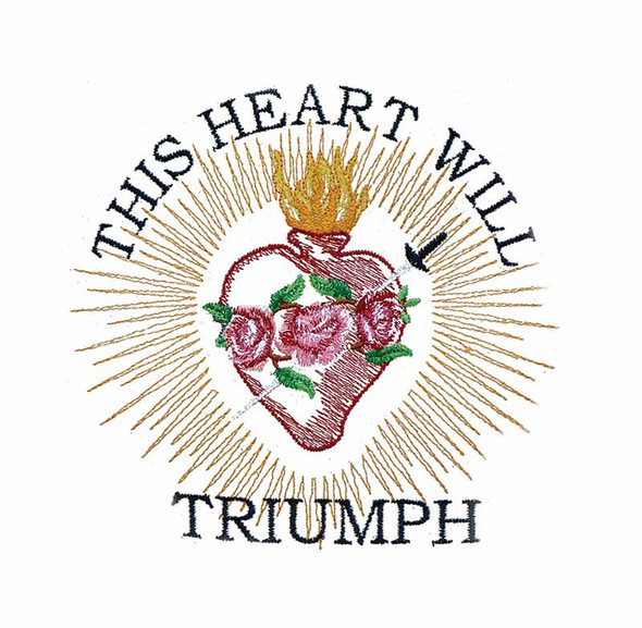 This Heart will Triumph Embroidery