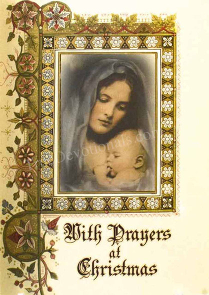 Prayers at Christmas - Set of 12 Christmas Cards