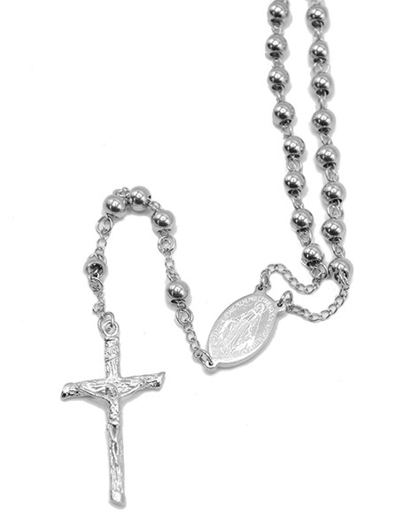 Stainless Steel Miraculous Medal Rosary