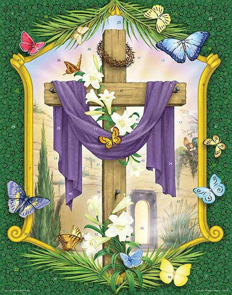 Lenten Cross - Countdown Calendar