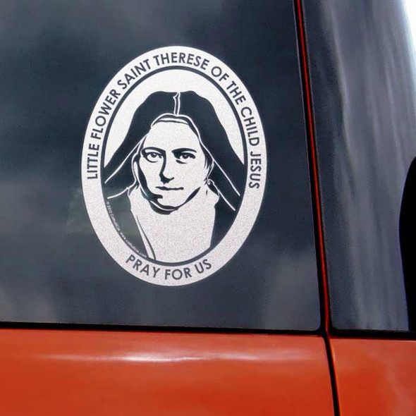 Saint Therese Car Decal