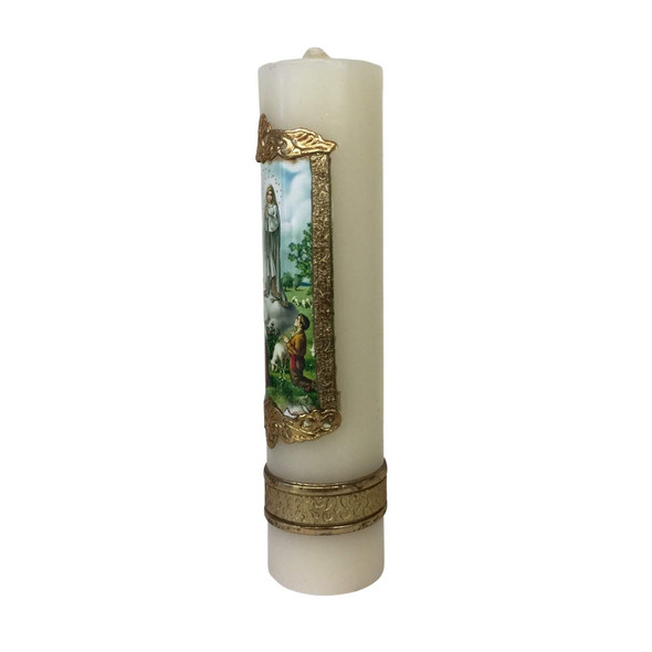 Our Lady of Fatima Pillar Candle Our Lady of Fatima Pillar Candle