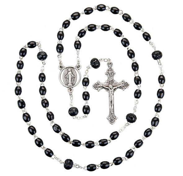 Black Wood Rosary